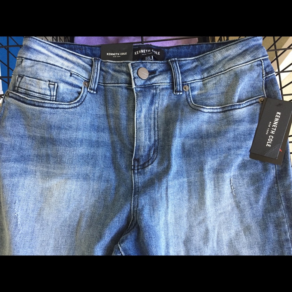 NWT Kenneth Cole High Rise Crop Jean size 28